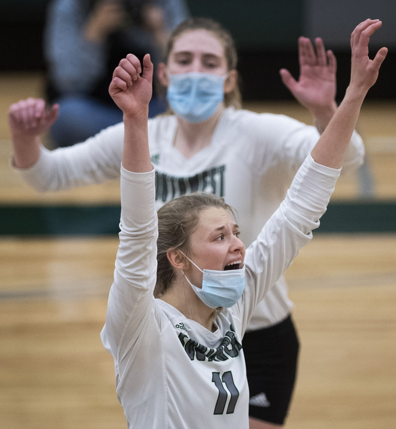A-6 district volleyball, 10/28